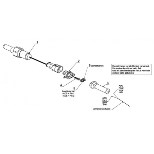 Temperaturschalter Hydrauliköl