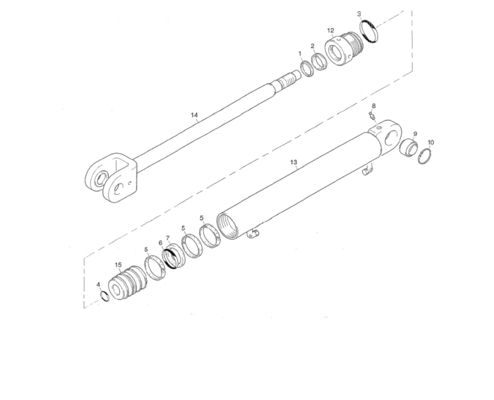 Dichtsatz 75/45 Hubzylinder